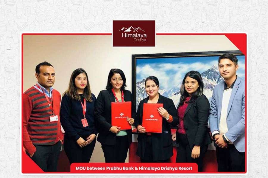 प्रभु बैंकका ग्राहकले हिमालय दृश्य रिसोर्टमा आकर्षक छुट पाउने