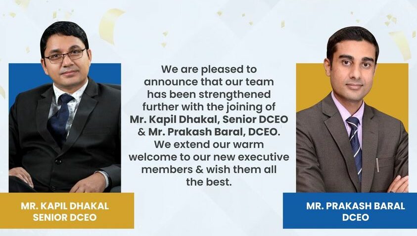 ज्याेती विकास बैंकले डिसिइओ पदमा भित्र्यायाे एनआइसी एशियाका दुई उच्चपदस्थ अधिकृत