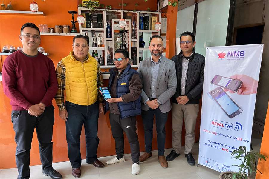 नेपाल इन्भेष्टमेन्ट मेगा बैंकले थालनी गर्यो नेपाल पे ट्याप,नेपाल पे क्युआर सेवा