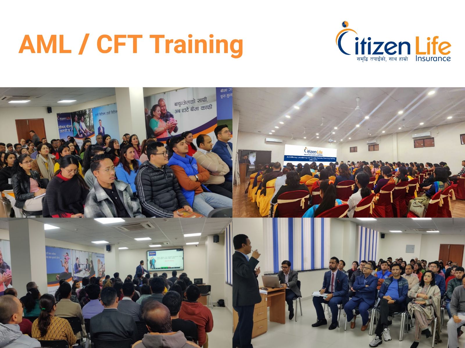सिटिजन लाइफको ९ दिने सम्पत्ति शुद्धीकरण सम्बन्धी तालिम सम्पन्न