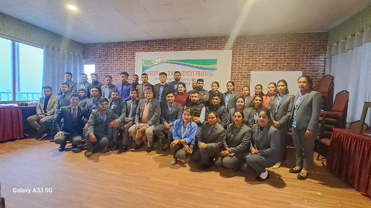 मेरो माइक्रोफाइनान्सको प्रभावकारी फिल्ड व्यवस्थापन तालिम सम्पन्न