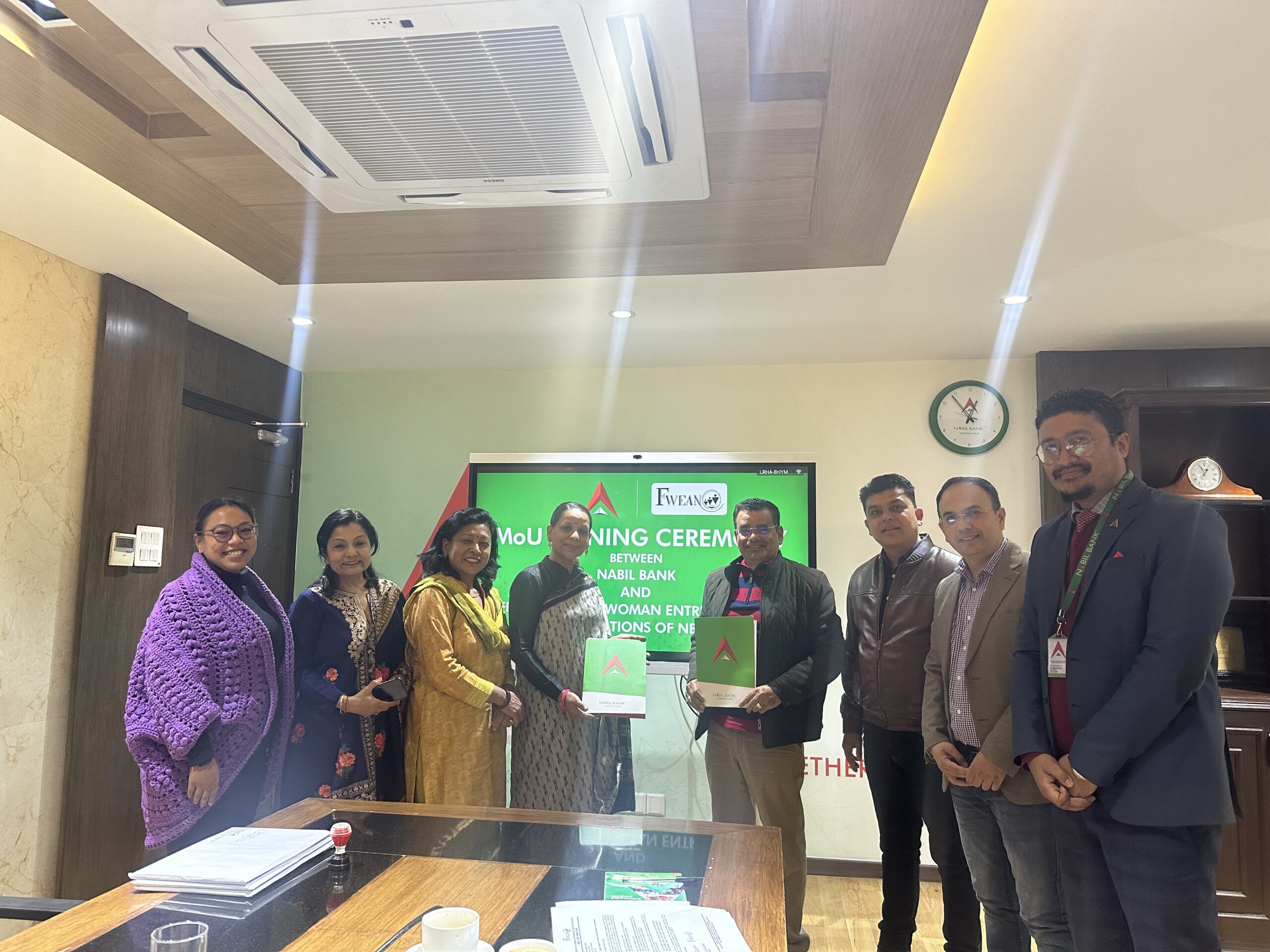नबिल बैंक र महिला उद्यमी महासंघबीच वित्तीय पहुँच विस्तारको लागि सम्झौता
