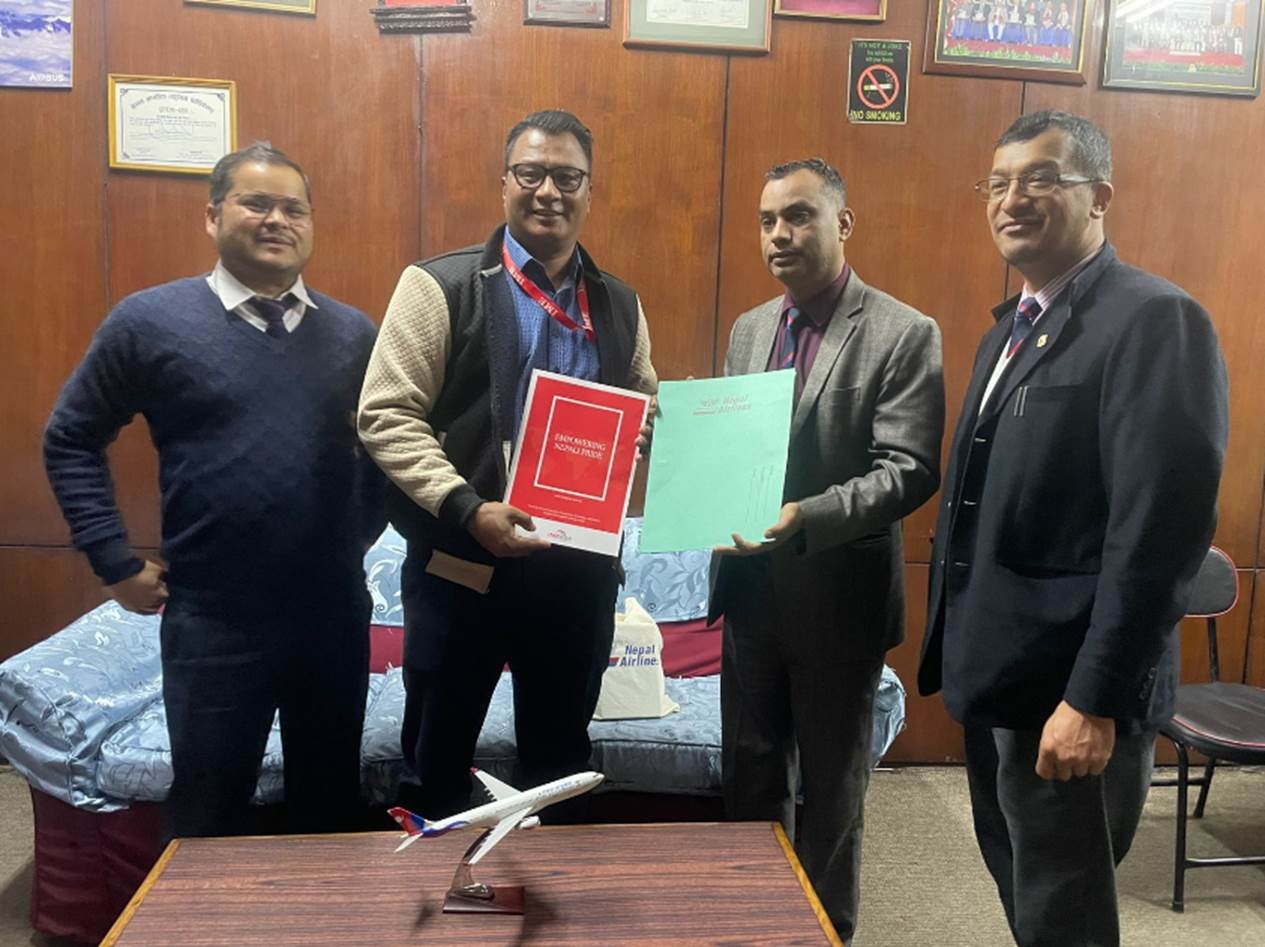 नेपाल एयरलाइन्सको वेबसाईटबाट टिकट काट्दा आइएमई पे मार्फत भुक्तानी गर्न मिल्ने