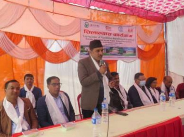 फियुनद्धारा लुम्बिनी गुरुयोजना परिसरमा शौचालय निर्माण