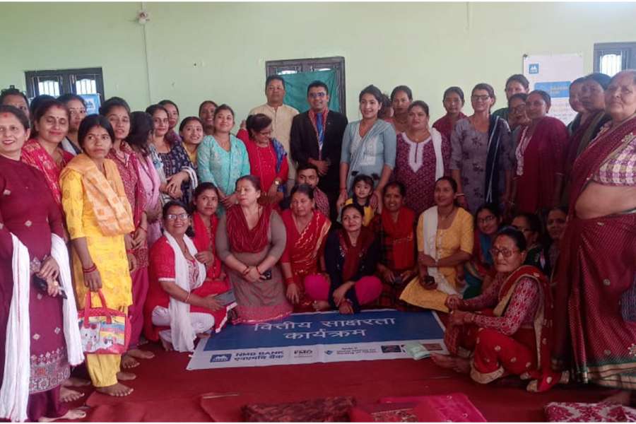 एनएमबि बैंकद्धारा वित्तीय साक्षरता कार्यक्रम सम्पन्न