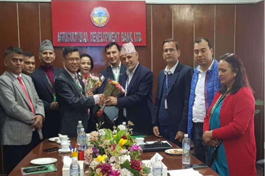 कृषि विकास बैंक र साझा स्वास्थ्य सेवाबीच सम्झौता
