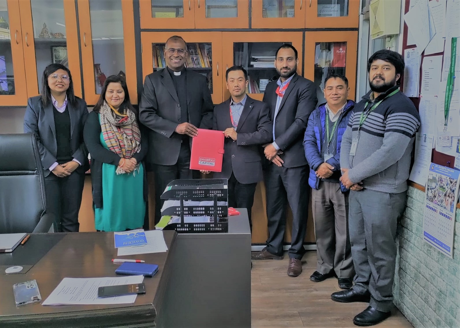 प्रभु क्यापिटल र सेन्ट जेभियर्स कलेज बीच सम्झौता