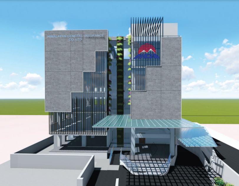 हिमालयन एभरेष्टले नवनिर्मित कर्पाेरेट भवन व्यवसायीक प्रयाेजनका लागी बहालमा दिंदै