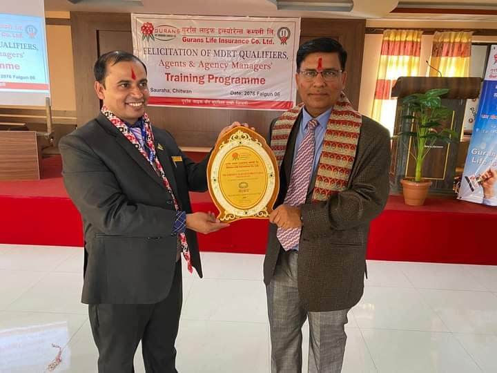 कुनै वर्ष व्यक्तिगत र टिममा गरि ८ करोडसम्म प्रिमियम संकलन गरेको छु : सिनियर एजेन्सी म्यानेजर कृष्ण बहादुर भट्टराई