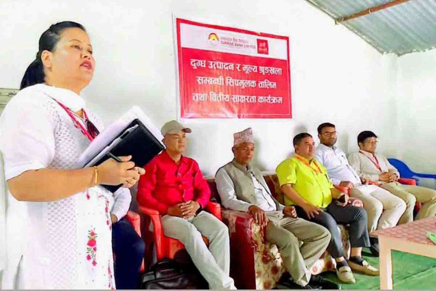 वीरेन्द्रनगरमा सनराइज बैंकको सिपमुलक तालिम तथा वित्तीय साक्षरता कार्यक्रम सम्पन्न