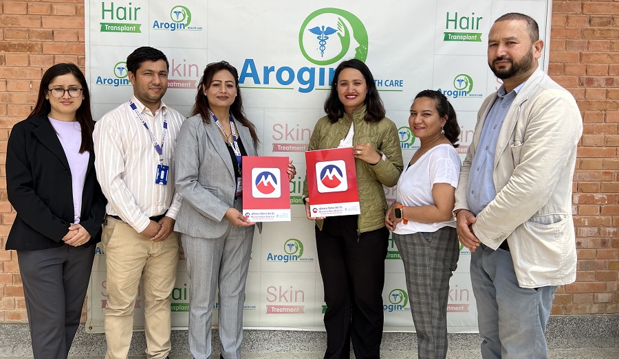 मुक्तिनाथ विकास बैंकका गाहकले अरोगिन हेल्थ केयरमा ४५% छुट पाउने