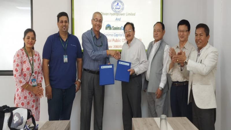 दोभान हाइड्रोपावरले आइपीओ निष्काशन गर्ने, विक्री प्रबन्धकमा सानिमा क्यापिटल