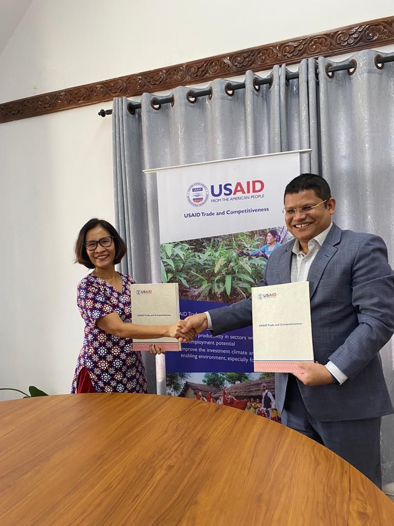 ग्लोबल इक्विटी फण्ड र युएसएड ट्रेड एण्ड कम्पिटिटिभनेस नेपालबीच सम्झौता