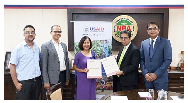 नेपाल बैंकर्स संघ र युएसआइडी ट्रेडबीच सम्झौता
