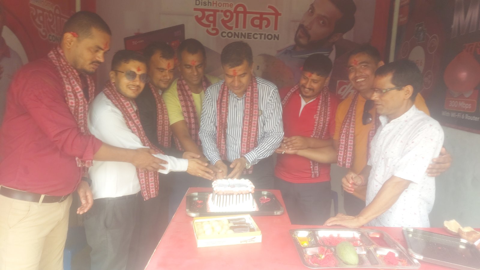 कंचनपुरमा डिशहोम फाइबर नेटको औपचारिक सुरुवात