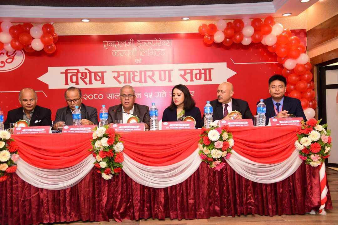एनएलजी इन्स्योरेन्सको विशेष साधारण सभा सम्पन्न, ६६% हकप्रद निष्काशनको प्रस्ताव पारित