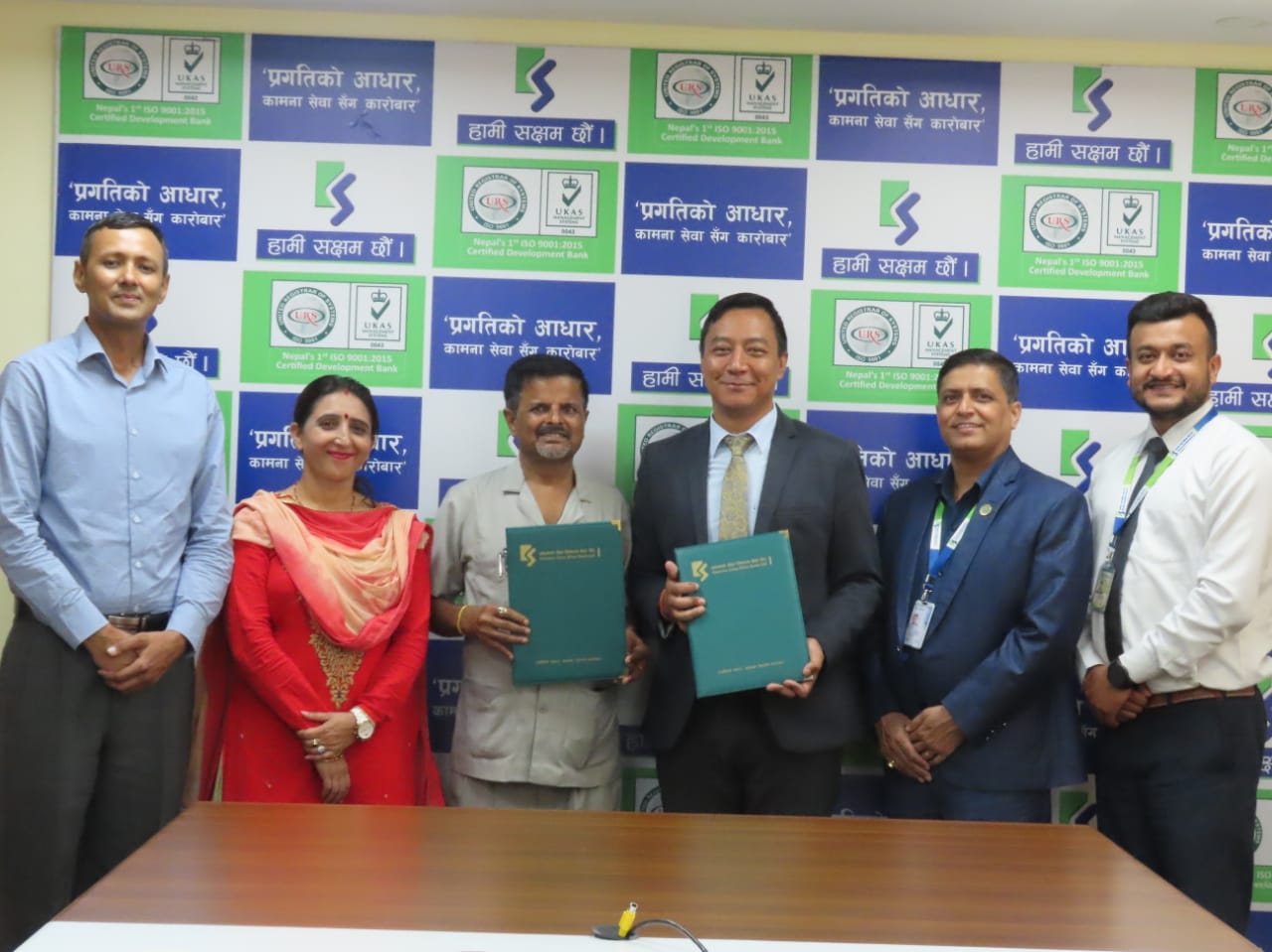 कामना सेवा विकास बैंक र त्रिभुवन विश्वविद्यालय, व्यवस्थापन केन्द्रीय विभाग बीच सम्झौता