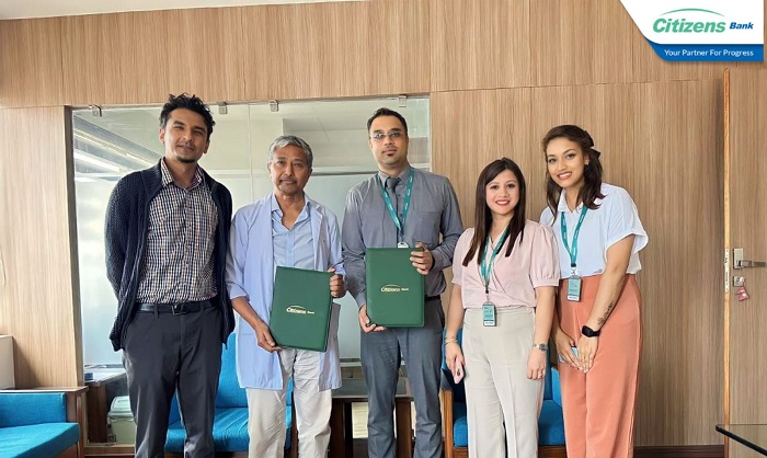 सिटिजन्स बैंकका ग्राहकले मिडाट हस्पिटलको सेवामा छुट पाउने
