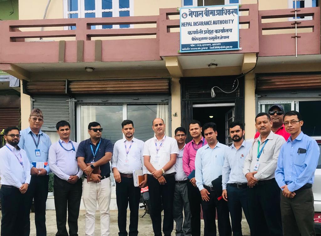 बीमालेख व्यतित बारे बीमा प्राधिकरण र जीवन बीमाका कर्णाली प्रदेश प्रमुखबीच छलफल सम्पन्न