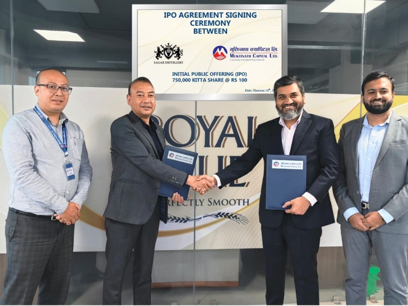 सागर डिस्टिलरीले आइपीओ निष्काशन गर्ने, विक्री प्रबन्धकमा मुक्तिनाथ क्यापिटल