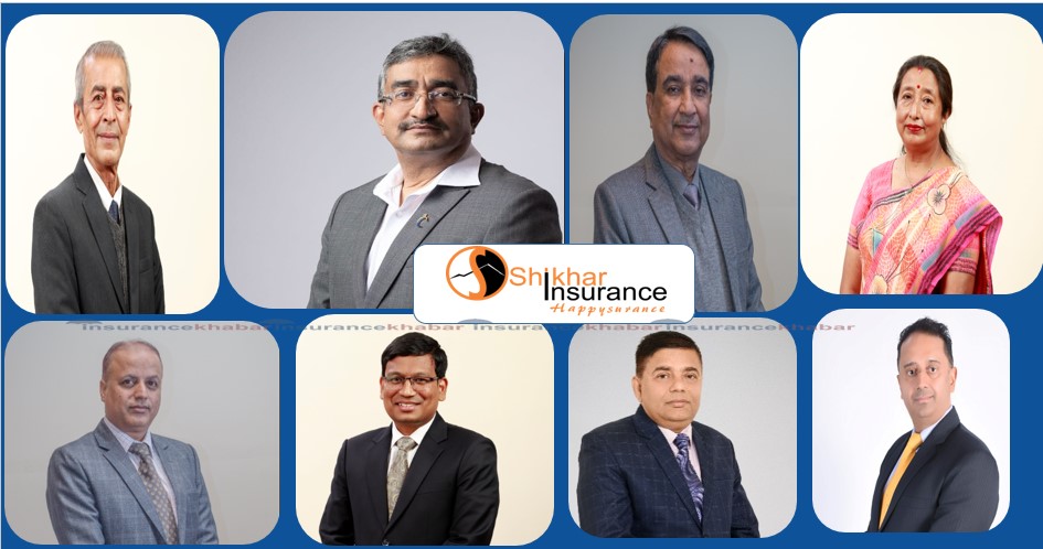 तीन डिसिइओ सहित शिखर इन्स्याेरेन्स हाँक्ने यी हुन् उच्च व्यवस्थापक