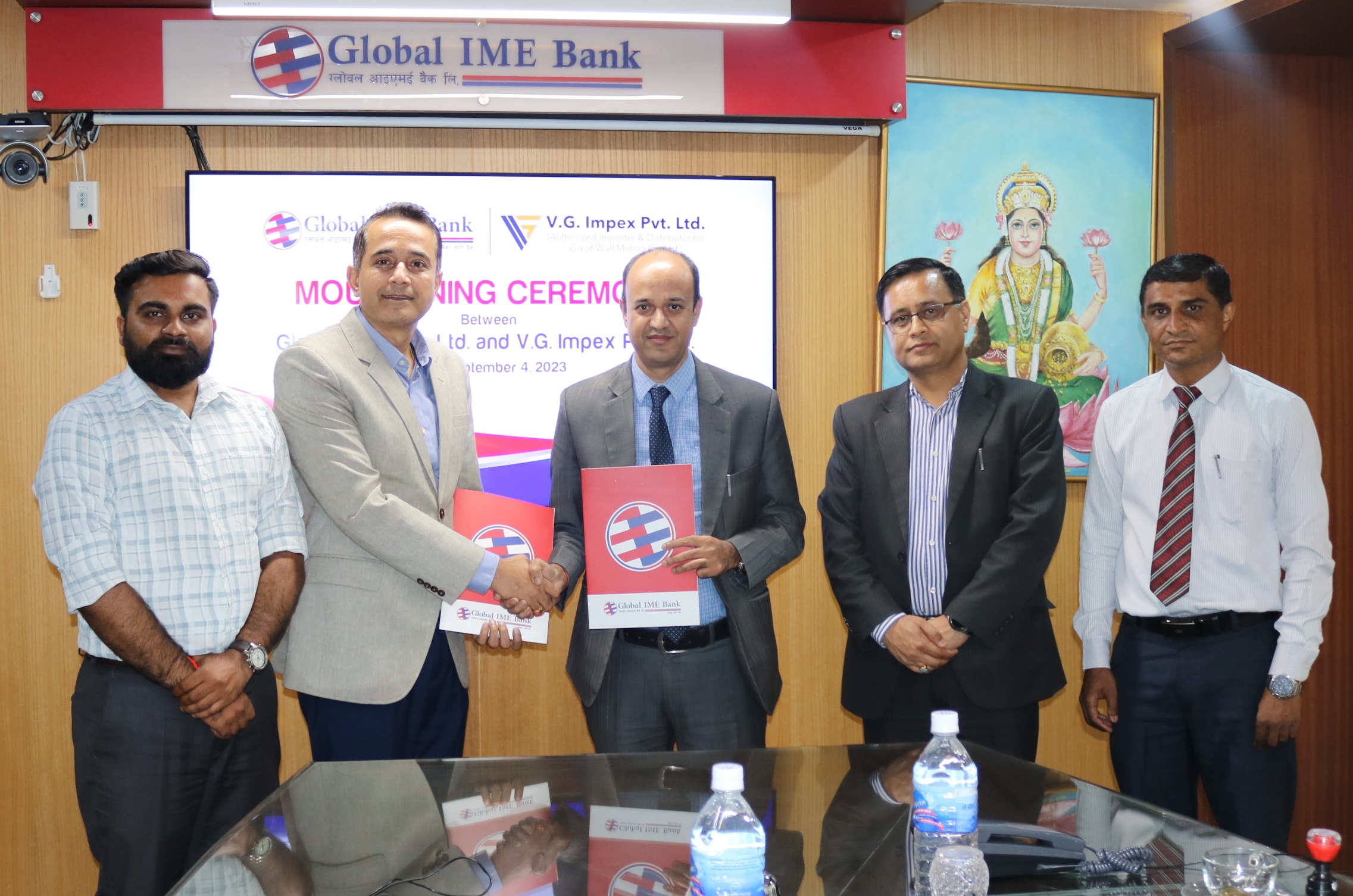 भिजी इम्पेक्सका सवारी साधन खरिदमा ग्लोबल आइएमई बैंकले ३ दिनमै कर्जा दिने