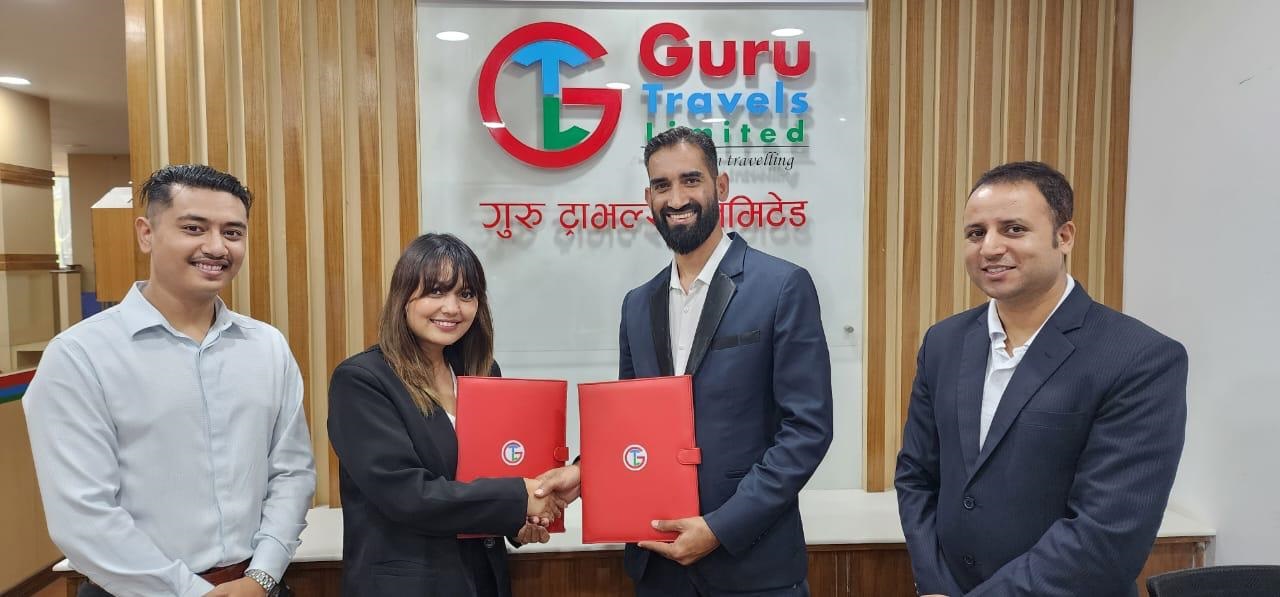 एट्टिक रेस्टुरेन्ट र गुरु ट्राभल्सबीच व्यवसायिक सहकार्य