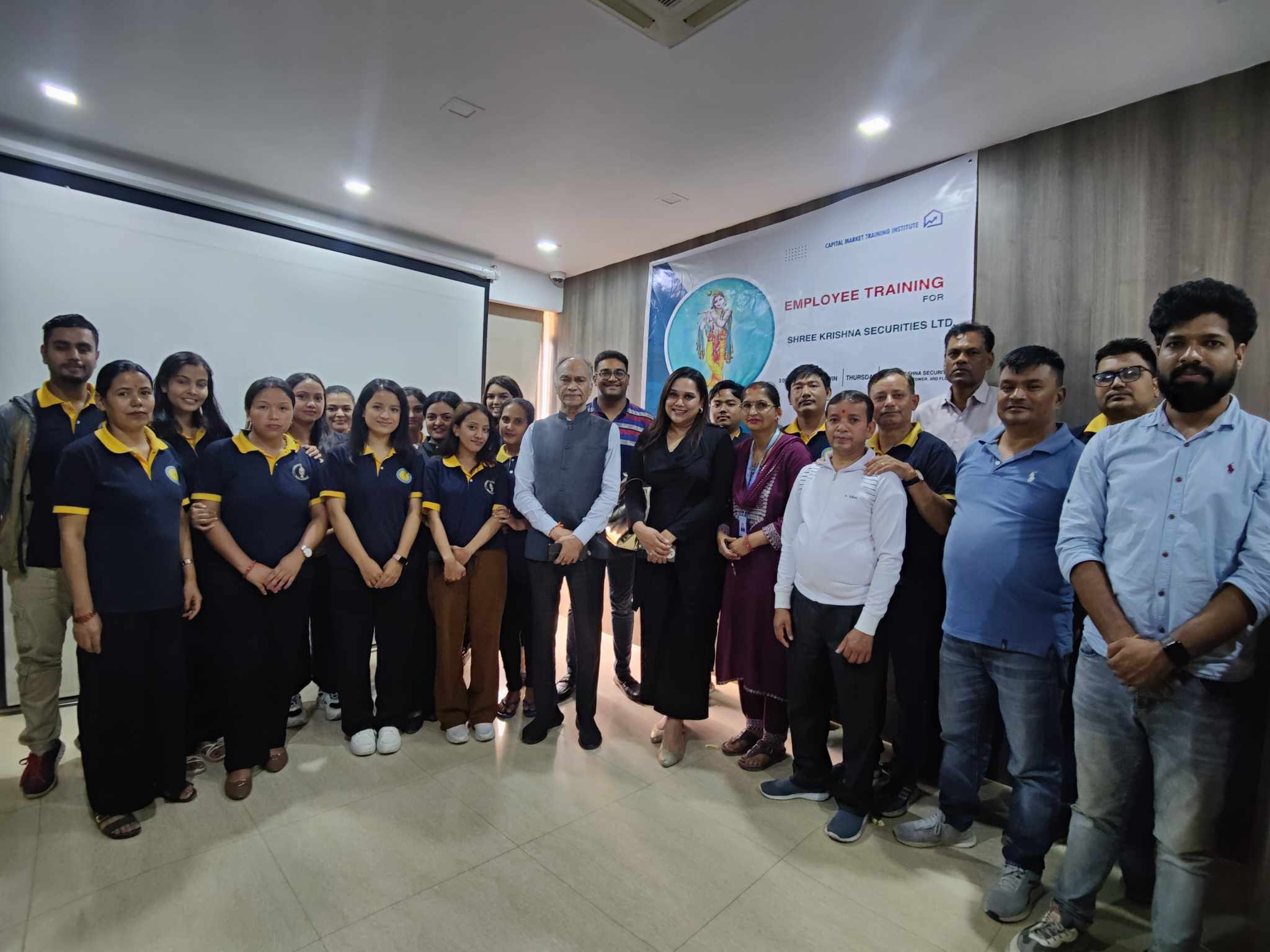 क्यापिटल मार्केट ट्रेनिङ्ग ईन्स्टिच्युटले दियो श्री कृष्ण सेक्युरिटिजका कर्मचारीहरुलाई तालिम