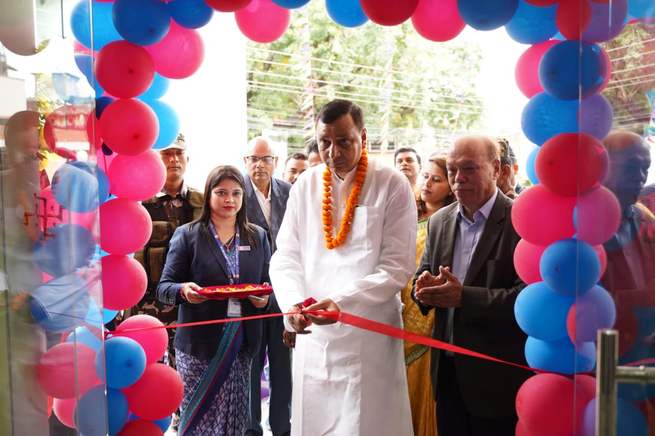 राष्ट्रिय वाणिज्य बैंक लहान शाखा कार्यालयको नवनिर्मित भवन उद्घाटन