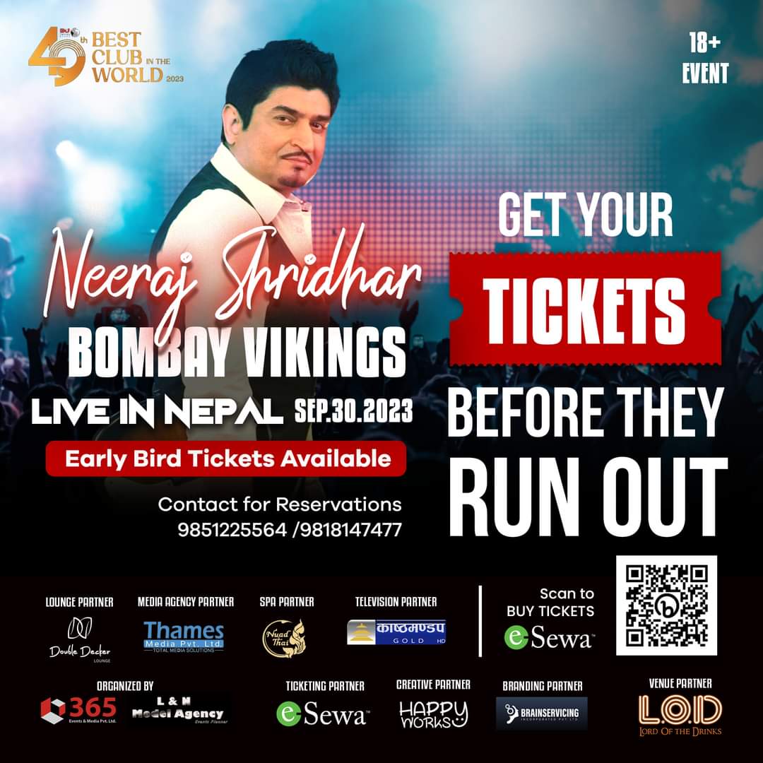 बम्बे भाइकिङ्गस नेपाल आउँदै, एलओडीमा कन्सर्ट हुँदै
