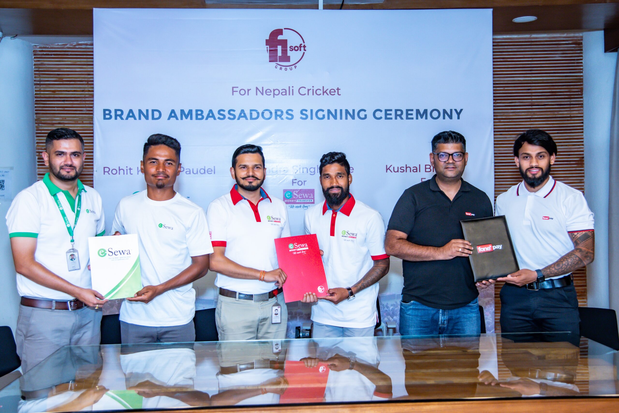 एफवान सफ्ट ग्रुपको ब्राण्ड एन्डोर्सरमा तीन राष्ट्रिय क्रिकेट खेलाडी