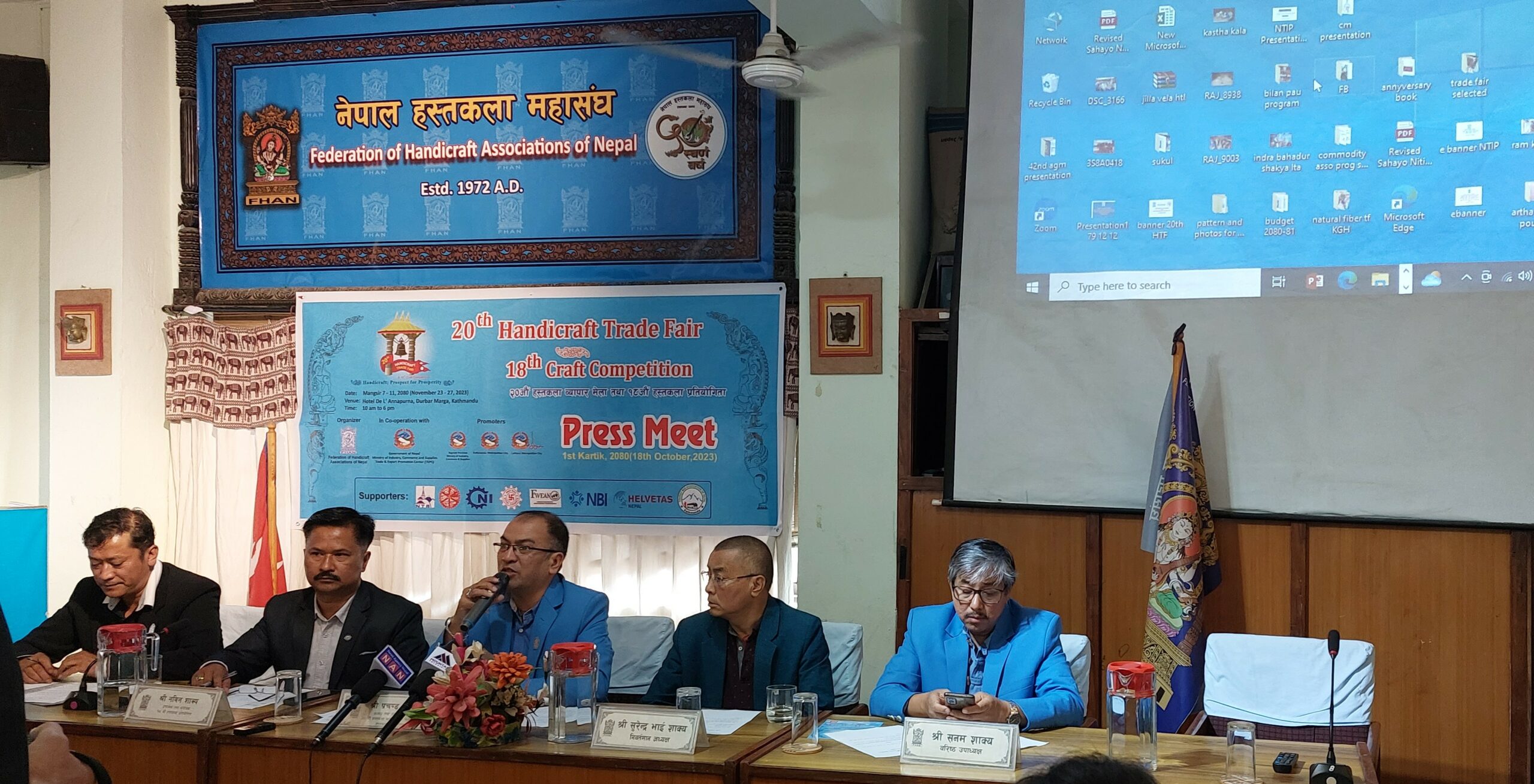 २०औं हस्तकला व्यापार मेला मंसिर ७ गतेदेखि, १५० स्टल रहने