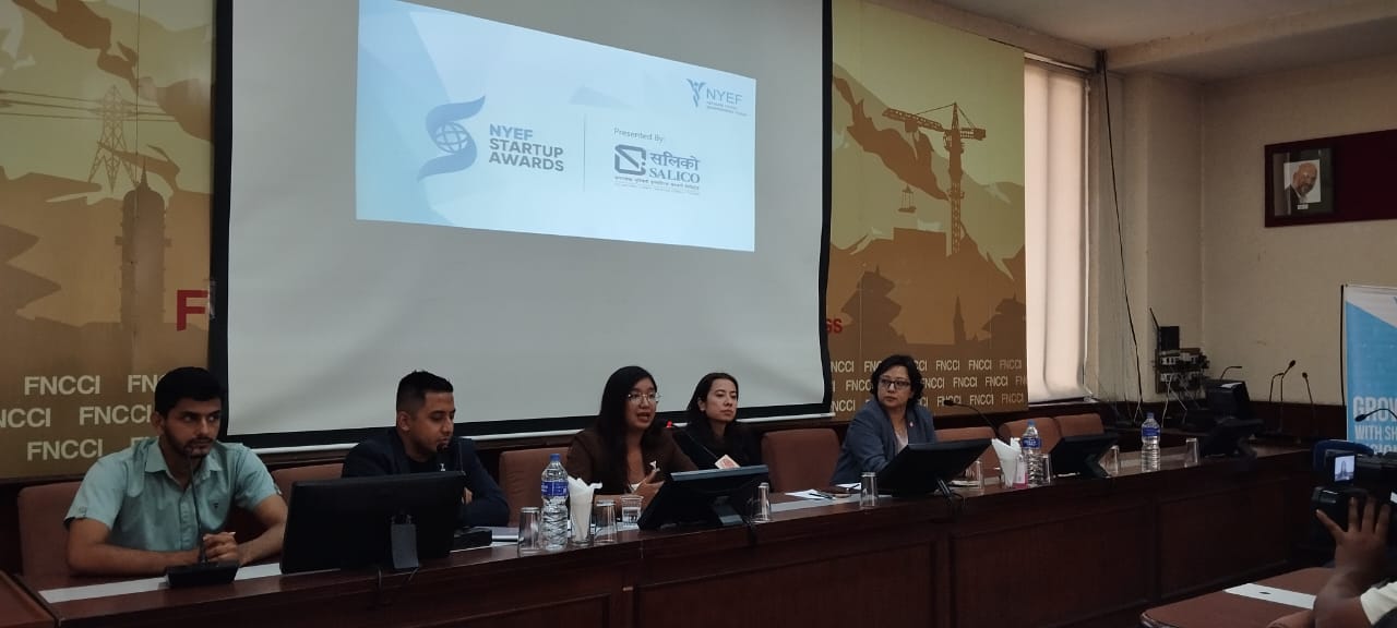सगरमाथा लुम्बिनी इन्स्योरेन्सले प्रस्तुत गर्यो एनवाइईएफ स्टार्टअप अवार्डको तेस्रो संस्करण