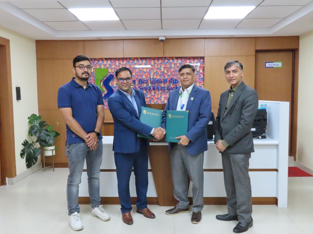 कामना सेवा विकास बैक र नेपाल पेमेन्ट सोलुसनबीच अन्तर बैंक सम्झौता