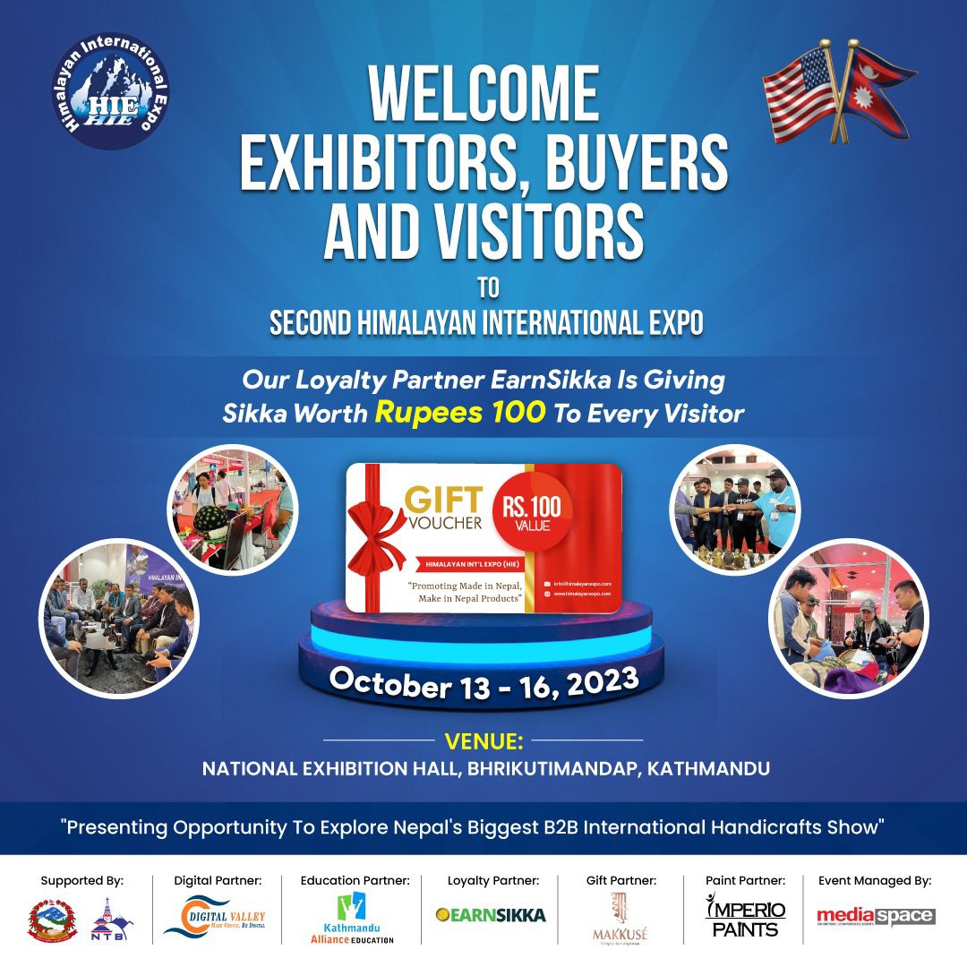 असोज २६ गतेदेखि आयोजना हुने दोस्रो हिमालयन इन्टरनेशनल एक्स्पोको तयारी पुरा