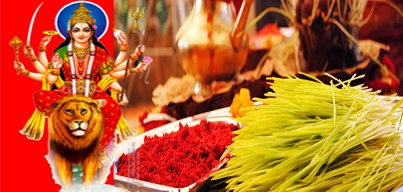 आज विजयादशमी, नवदुर्गाको प्रसादको रूपमा टीका र जमरा लगाइँदै