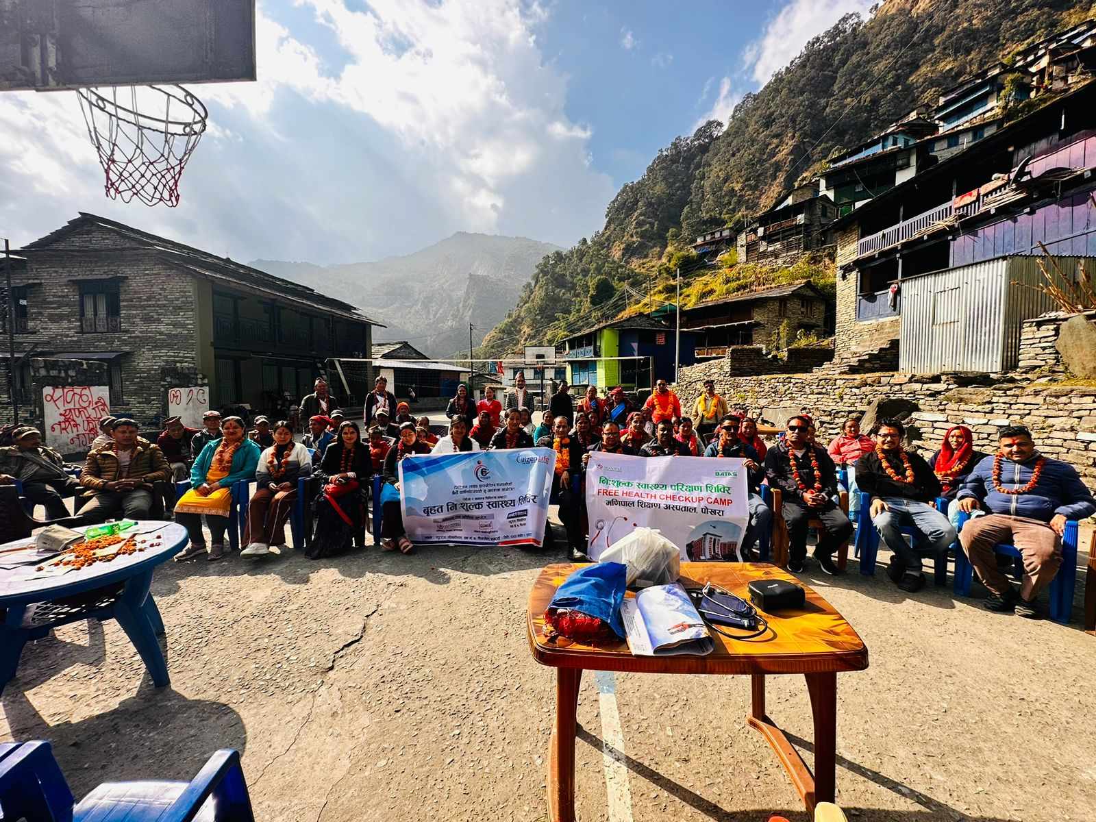 चिमखोला म्याग्दीमा सिटिजन लाइफको बृहत् निःशुल्क स्वास्थ्य शिविर सम्पन्न