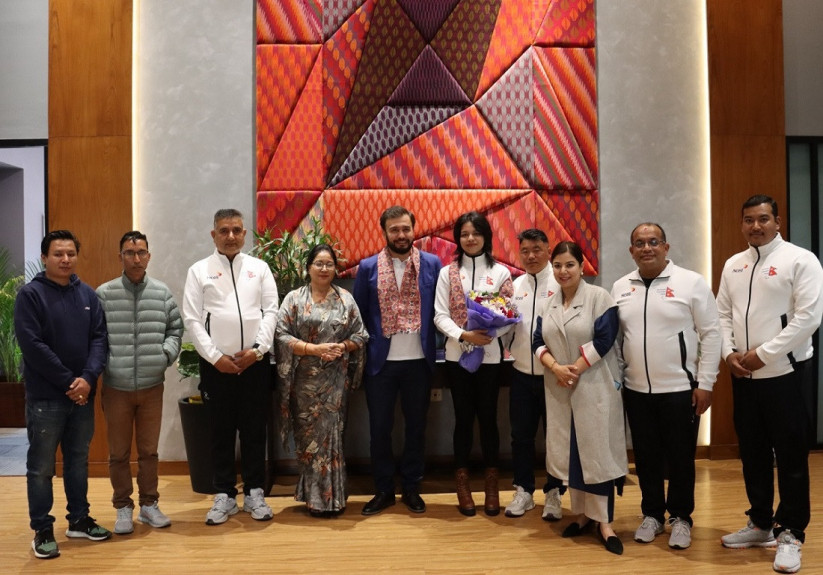 एसियाली पारा खेलकुदमा ऐतिहासिक पदक विजेता पलेशालाई एनसेलले गर्यो सम्मान