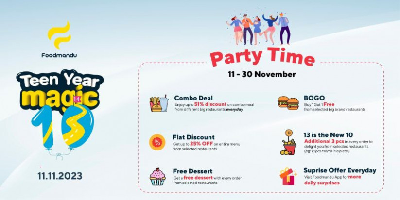 फूडमाण्डुले मनायो आफ्नो १३औं वार्षिकोत्सव