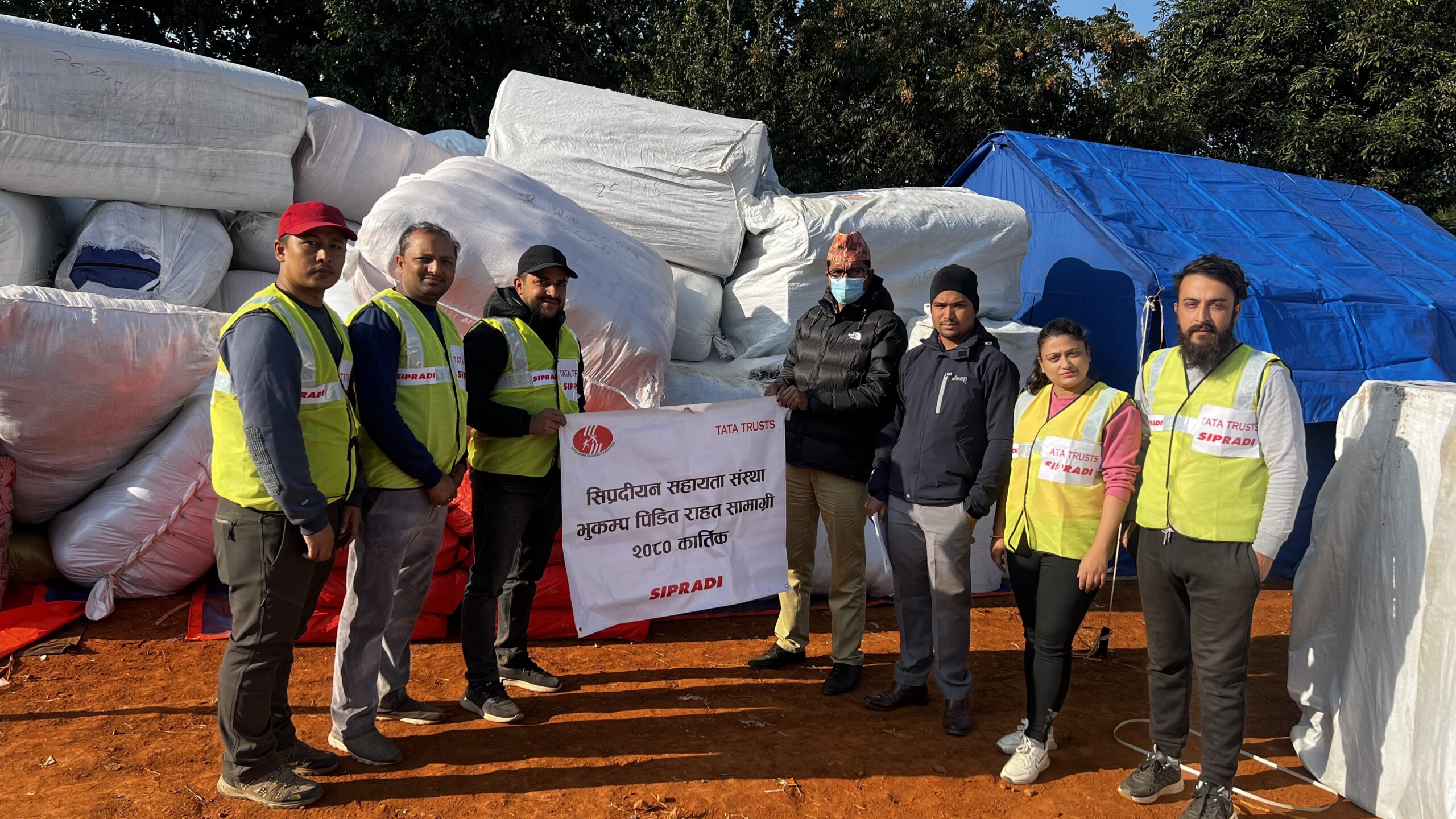 सिप्रदीले भुकम्प पिडितलाई गर्यो ५५ लाखको राहत वितरण