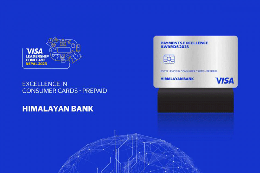 हिमालयन बैंक दुई वटा अवार्डबाट सम्मानित