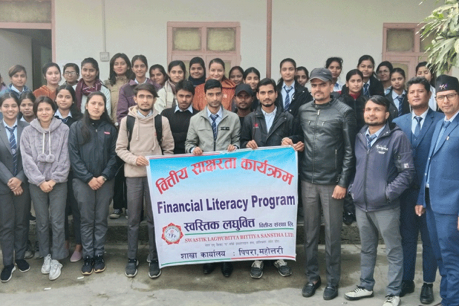 स्वस्तिक लघुवित्तको पिपरा शाखाद्वारा वित्तीय साक्षरता कार्यक्रम सम्पन्न