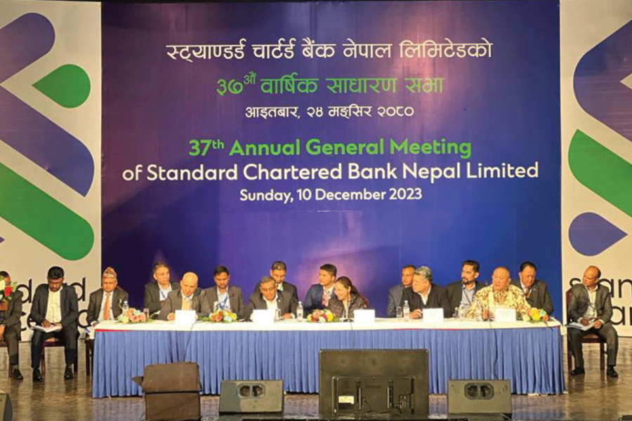 स्ट्याण्डर्ड चार्टर्ड बैंकको साधारणसभा सम्पन्न, प्रस्तावित लाभांश अनुमोदन