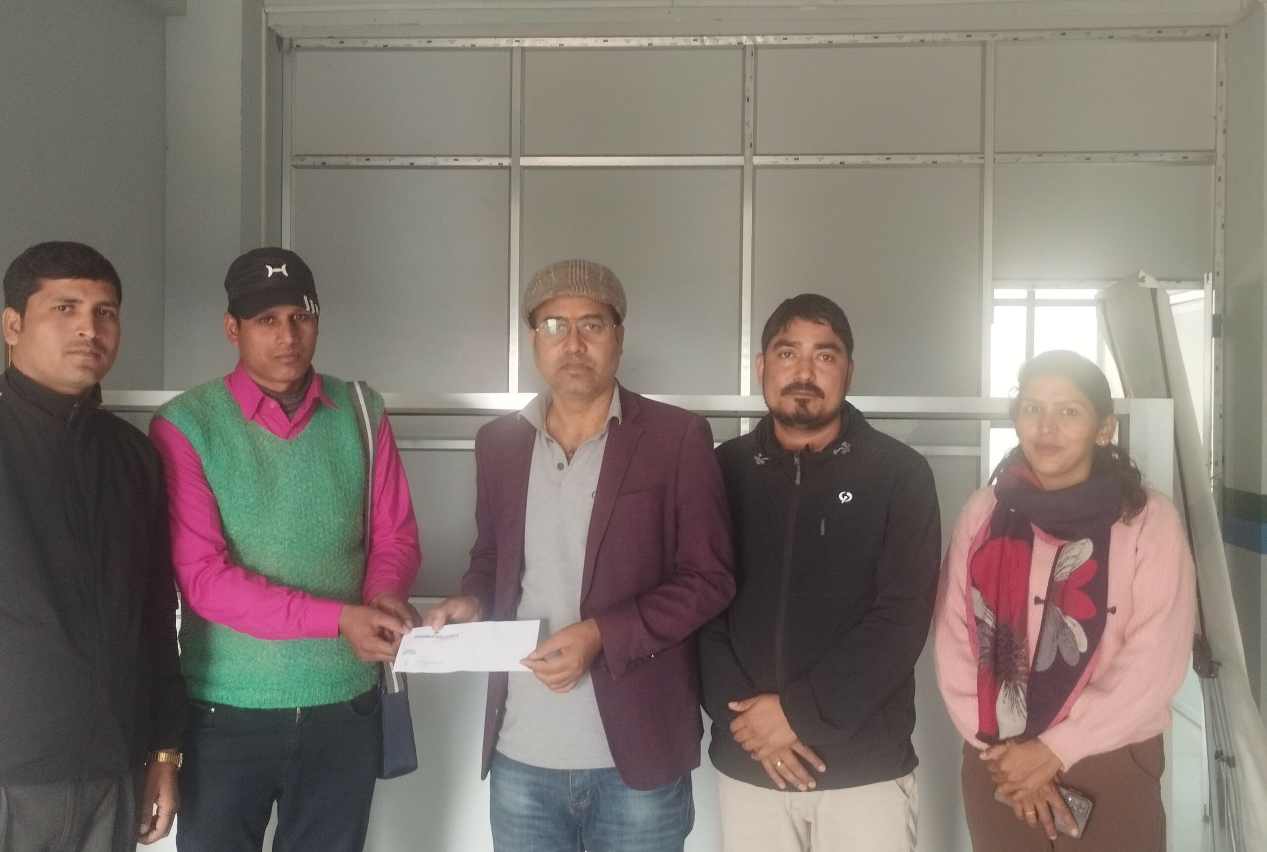 सानिमा रिलायन्स लाइफद्धारा मृत्यु दावी रकम हस्तान्तरण