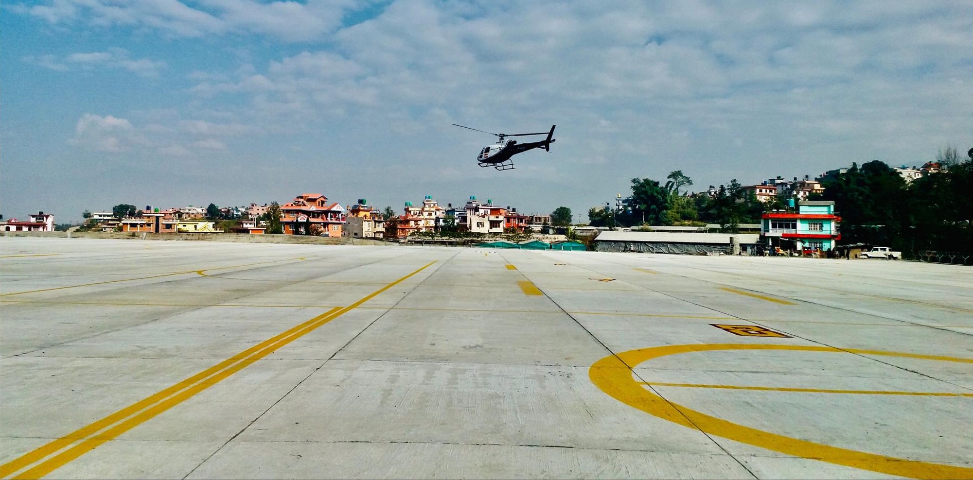 भक्तपुरको नलिनचोकमा हेलिप्याडबाट परिक्षण उडान सम्पन्न, यसै आवमा सञ्चालनमा ल्याउने तयारी