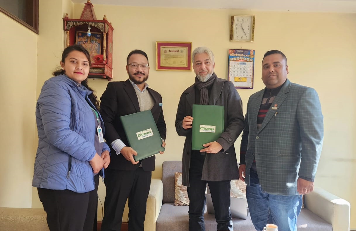 युनाइटेड मोदी हाइड्रोपावरको हकप्रद बिक्री प्रबन्धकमा सिटिजन्स क्यापिटल