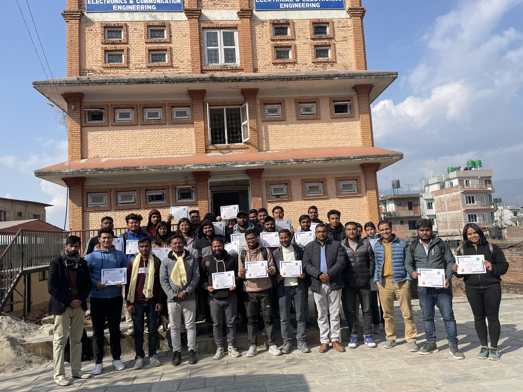 नेपाल इन्जिनियरिङ कलेजका विद्यार्थीहरुले पाए अन्तराष्ट्रियस्तरको पीएलसी र स्काडाको तालिम