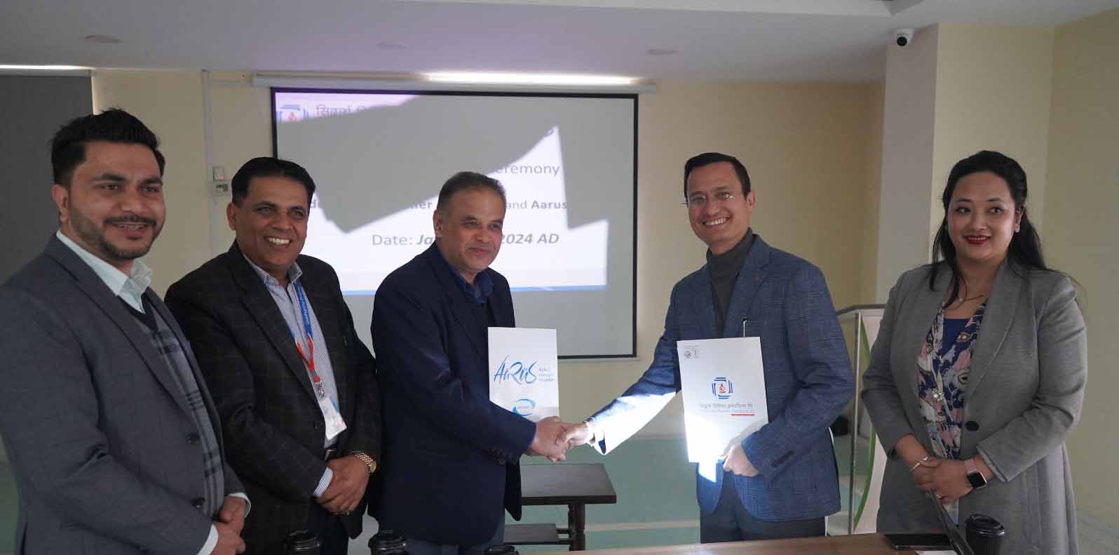 सिद्धार्थ प्रिमियर इन्स्योरेन्स र आरुश लाइफस्टाइल हस्पिटलबीच सम्झौता