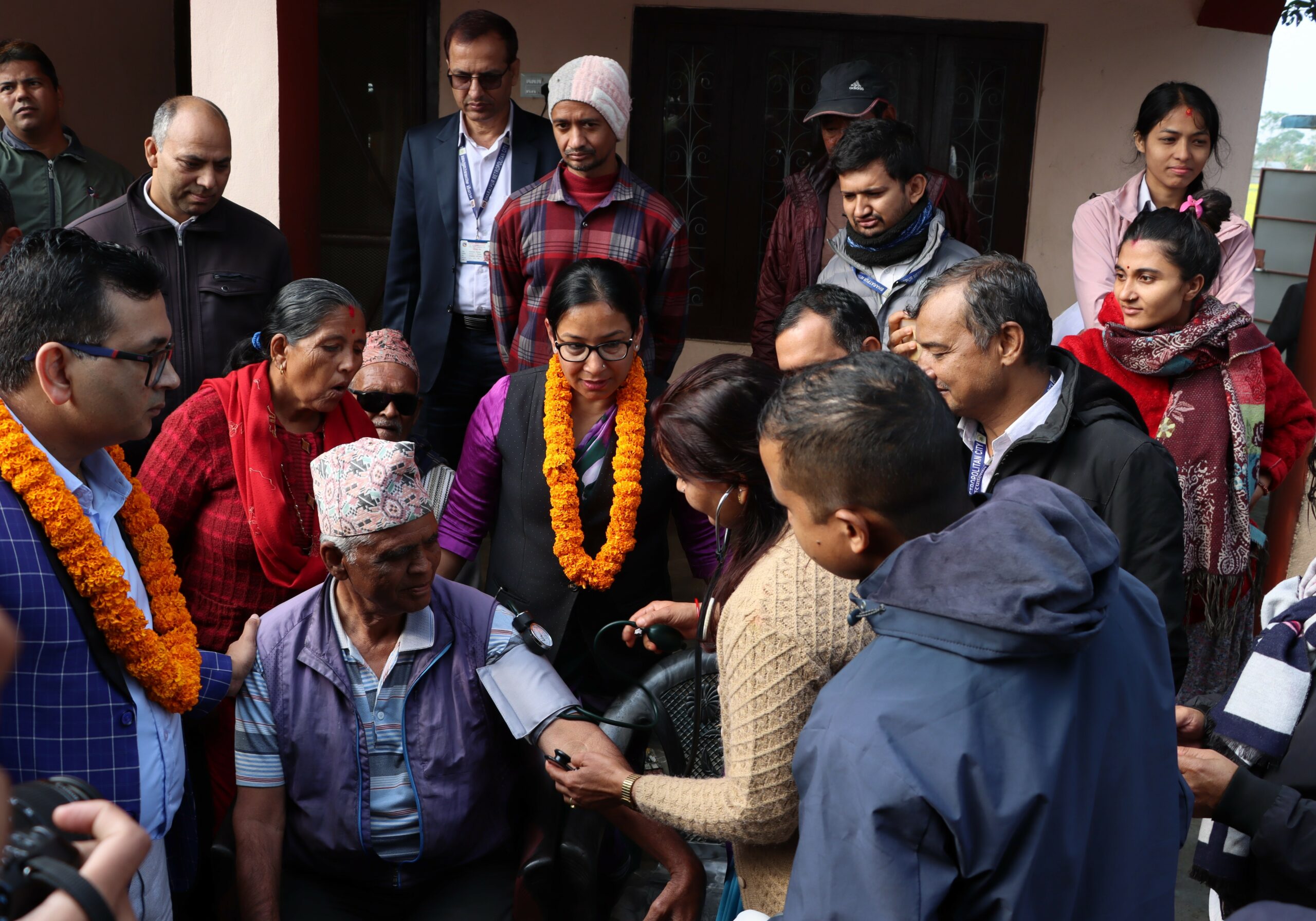 समुदायसँग मेयर स्वास्थ्य कार्यक्रमबाट ९ हजार बढी लाभान्वित  