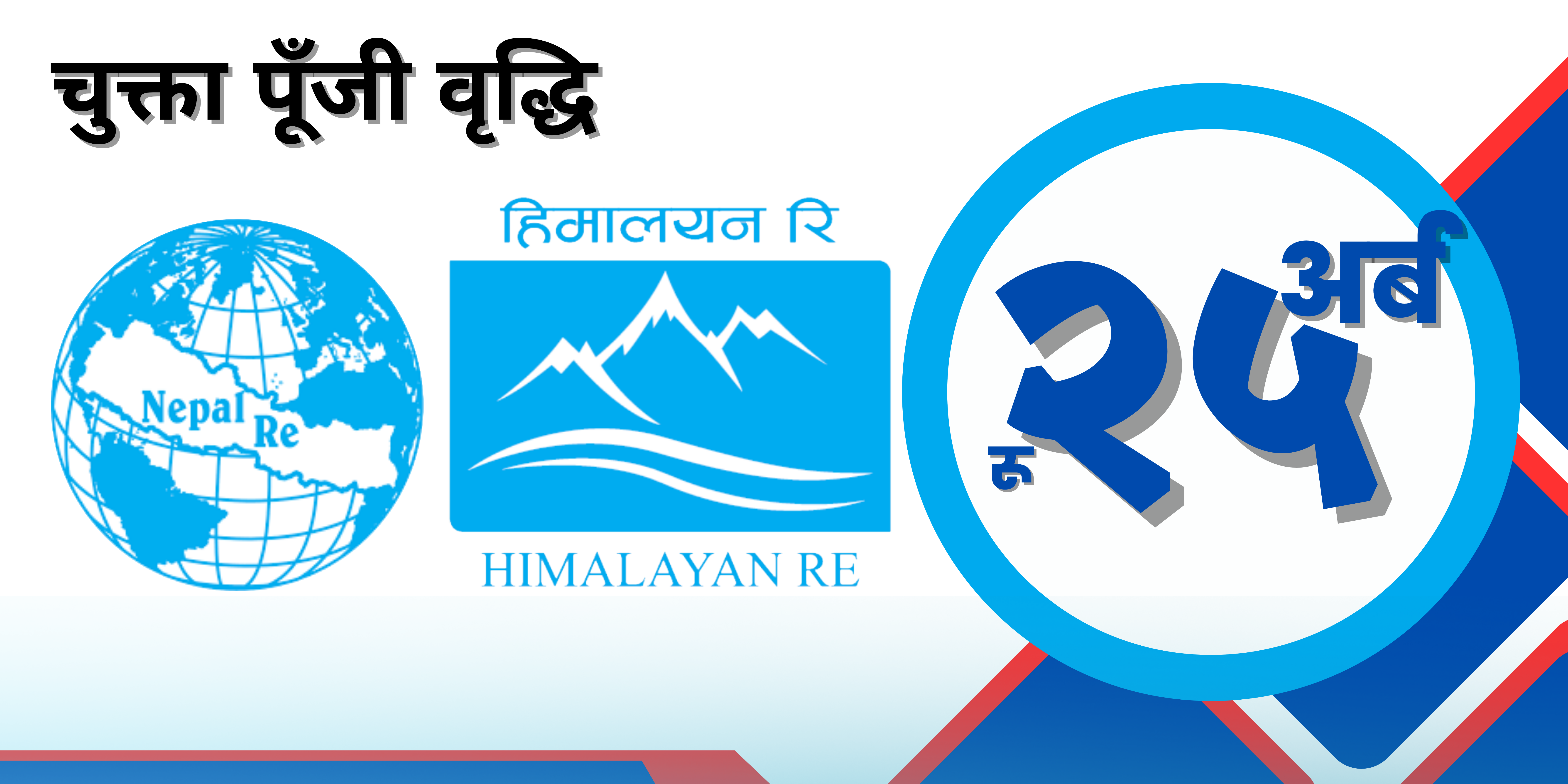 दुई पुनर्बीमा कम्पनीको चुक्ता पूँजी कम्तीमा रू‍. २५ अर्ब पुर्‍याउने तयारी